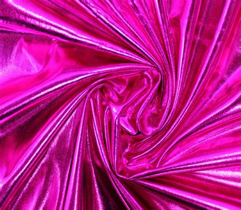 Pink Metallic Fabric by the yard 